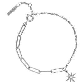 Olivia Burton Silver Celestial North Star Chain Bracelet