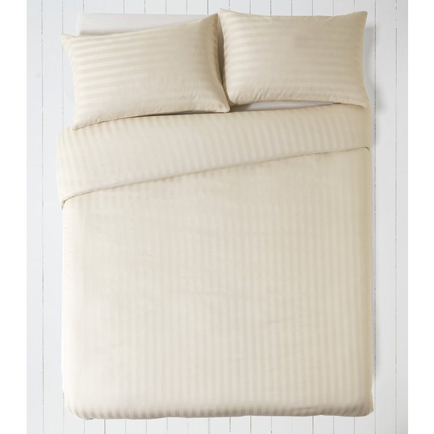Buy Collection Bella Sateen Champagne Bedding Set Kingsize at Argos