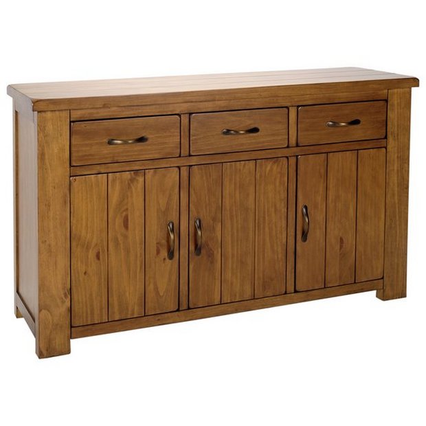 Buy Collection Arizona 3 Door 3 Drawer Sideboard Solid Pine at Argos.co.uk Your Online Shop