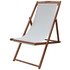 Argos Home Deck Chair - Cream