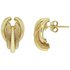 Bracci 9ct Gold Textured Stud Earrings.
