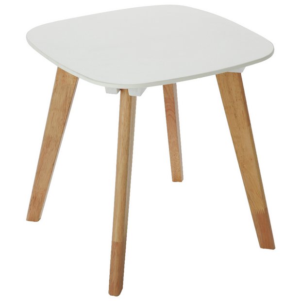 Buy HOME Dahlia End Table White & Oak Effect at Argos.co.uk Your Online Shop for Coffee