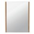 Collection 1 Door Mirrored Bamboo Cabinet - Two Tone