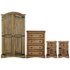 Argos Home Puerto Rico 4 Piece Wardrobe Set - Dark Pine