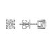 Revere 9ct White Gold 1.00ct tw Diamond Solitaire Earrings
