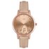 Spirit Ladies' Butterfly Gold Dial Nude Strap Watch