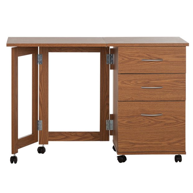 Buy HOME Dino Space Saving Desk Oak Effect at Argos.co.uk Your
