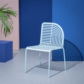 Habitat 60 Lucinda Metal Garden Chair - Blue