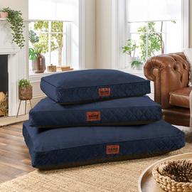 Paws For Slumber Luxury Navy Pet Bed