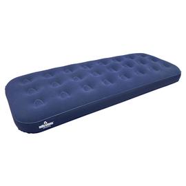 Milestone Camping Flocked Single Air Bed