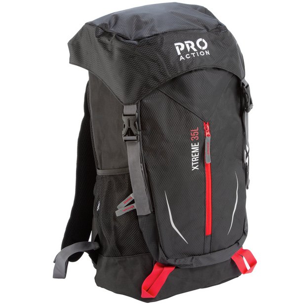 Buy Pro Action Xtreme 35L Backpack Black Backpacks Argos