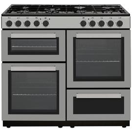 Bush BRC100RDHESSL 100cm Dual Fuel Range Cooker - Black