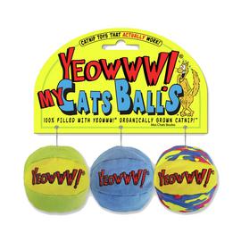 Yeowww My Cat Balls 3 Piece Cat Toy