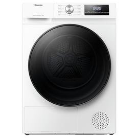 Hisense 3 Series DHQA902U 9KG Heat Pump Tumble Dryer - White