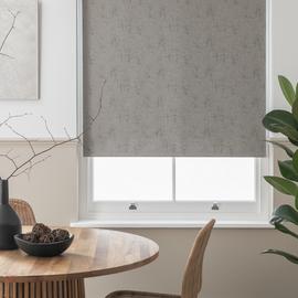 Habitat Mottled Blackout Grey Roller Blind