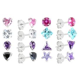 Revere Sterling Silver Shape Stud Earrings