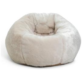 Kaikoo Ayrton Fur Bean Bag- Cream