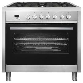 Bush BRC90DFSS 90cm Dual Fuel Range Cooker - Stainless Stee
