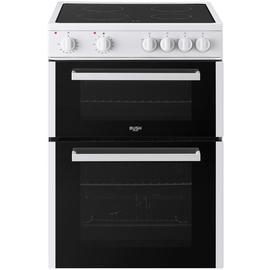 Bush B60TCWX 60cm Twin Cavity Electric Cooker - White