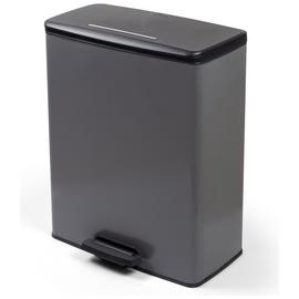 Curver 65Litre Deco Pedal Bin - Cool Grey