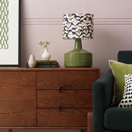 Habitat x Scion Padukka 44cm Ceramic Table Lamp - Green