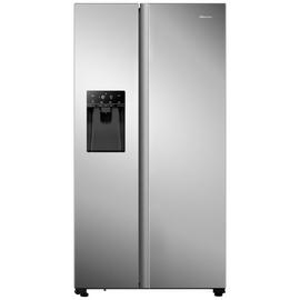 Hisense RS694N4TIE American Fridge Freezer - Silver