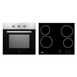 Bush BIBCP Built-In Single Electric Oven & Ceramic Hob Pack
