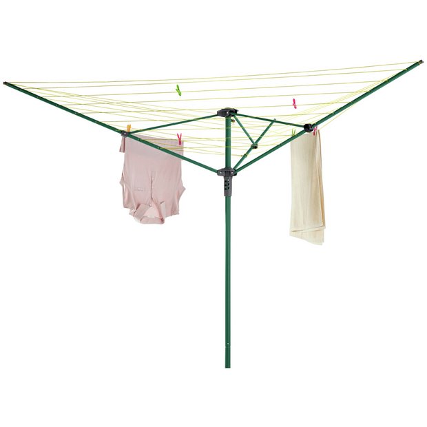 Buy Simple Value 50m 3arm Rotary Airer at Argos.co.uk Your Online