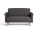 Argos Home Evie 2 Seater Fabric Sofa in a Box - Charcoal