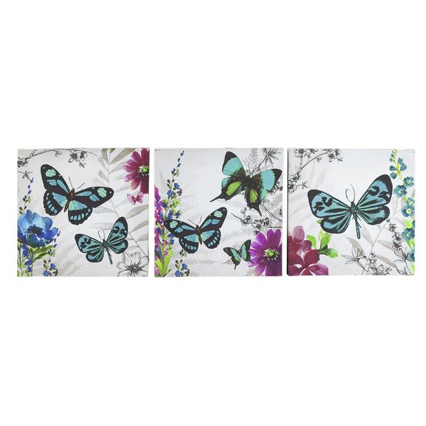 Buy Collection Exotic Butterflies Canvas Set of 3 at Argos.co.uk