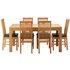 HOME Hemsley Extendable Dining Table & 6 Chairs - Black
