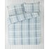Collection Piped Blue Check Bedding Set - Single