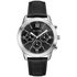 Bulova Men's Black Dial Chronograph Leather Strap Watch