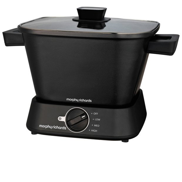 Buy Morphy Richards 460751 Compact Square Slow Cooker Black at Argos