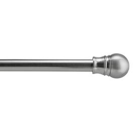 Argos Home Silver Extendable Double Curtain Pole-110cm-300cm