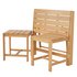 Argos Home Wooden Bench to Bistro Set