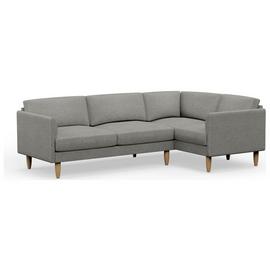 Hutch Slim Curve Arm 5 Seater Corner Sofa