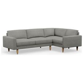 Hutch Slim Block Arm 5 Seater Corner Sofa