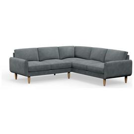 Hutch Plus Round Arm 5 Seater Corner Sofa
