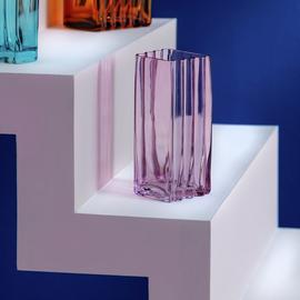 Habitat 60 Wiggle Glass Vase - Medium - Purple
