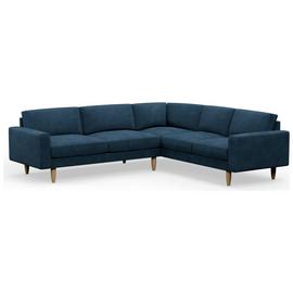 Hutch Block Arm 6 Seater Corner Sofa