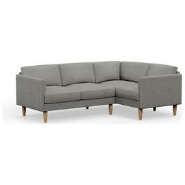 Hutch Curve Arm 4 Seater Corner Sofa