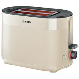 Bosch TAT2M127GB MyMoment Delight 2 Slice Toaster - Cream