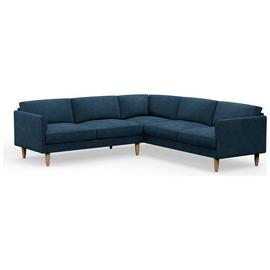 Hutch Curve Arm 7 Seater Corner Sofa