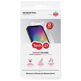 Tech21 iPhone 14 Glass Screen Protector Twinpack