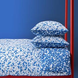 Habitat 60 Jackson Blue & White Cotton Bedding Set - King