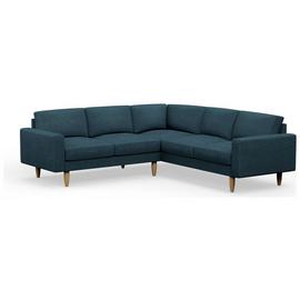 Hutch Plus Block Arm 5 Seater Corner Sofa