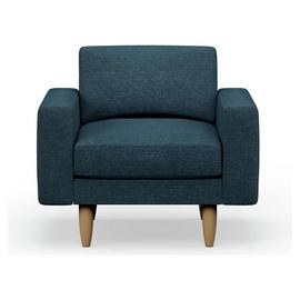 Hutch Block Arm Armchair