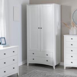 Habitat Minato 2 Door 2 Drawer Wardrobe - White