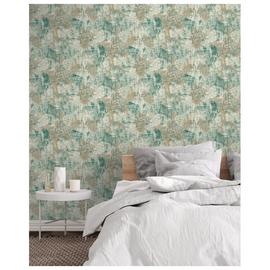 Arthouse Plain and Texture Green Wallpaper